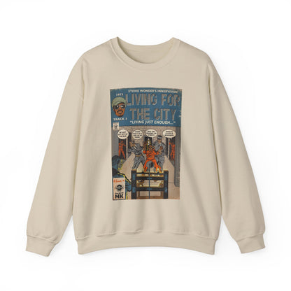 Stevie Wonder - Living For The City - Unisex Heavy Blend™ Crewneck Sweatshirt