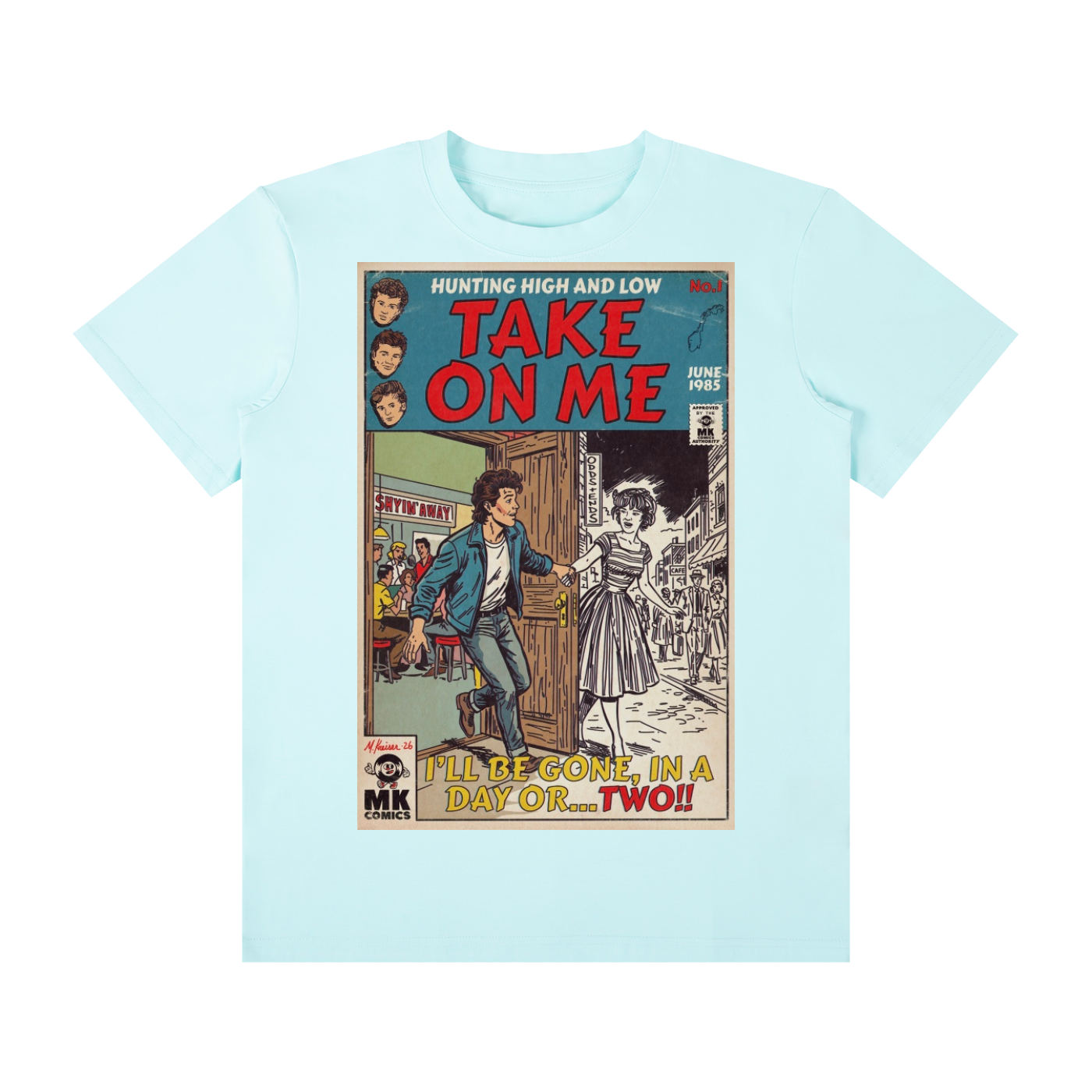 Take On Me - Unisex Classic Crew Neck Cotton T-Shirt