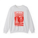 Man on the Moon - RED VARIANT - Unisex Heavy Blend™ Crewneck Sweatshirt