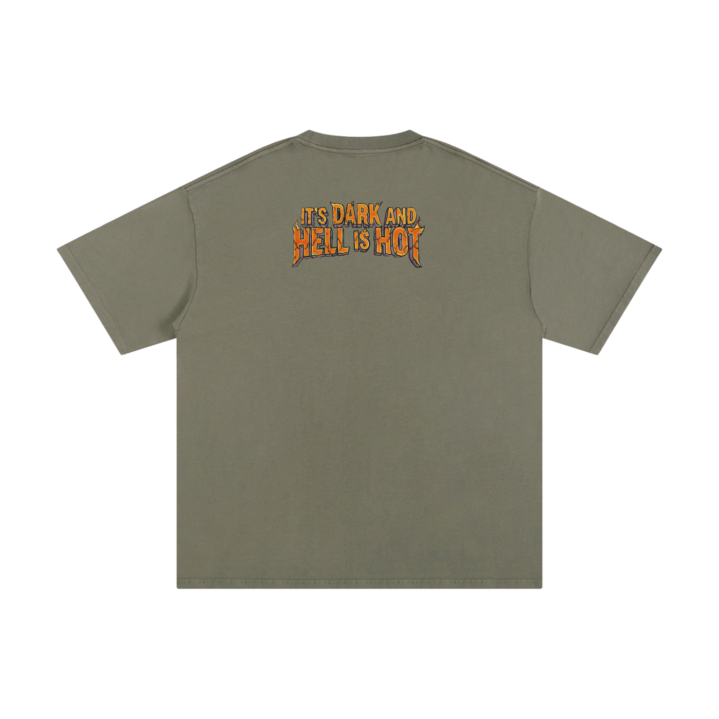 It's Dark & Hell is Hot - Unisex Pure Cotton T-Shirt