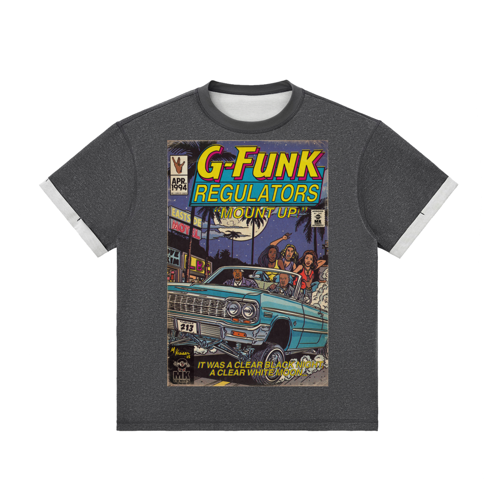 Regulate - Contrast Cuff Cuffed T-Shirt