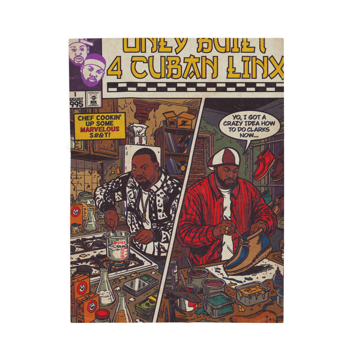 Only Built 4 Cuban Linx - Velveteen Plush Blanket