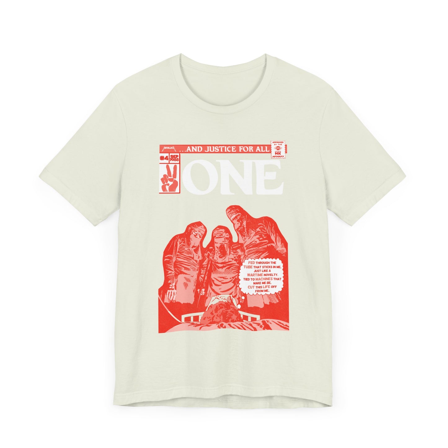 Metallica - One - RED VARIANT - Unisex Jersey Short Sleeve Tee
