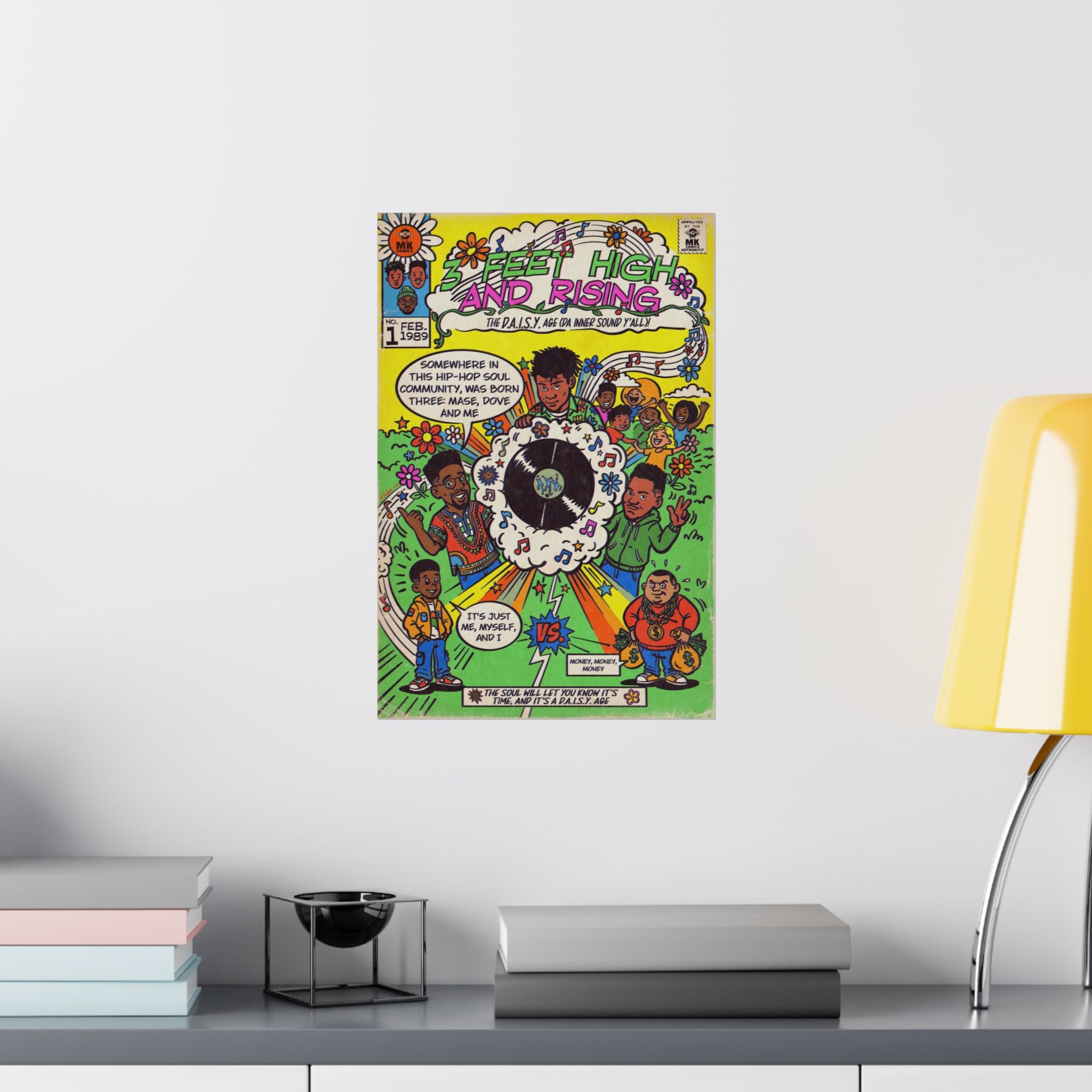 3 Feet High & Rising - Matte Vertical Posters