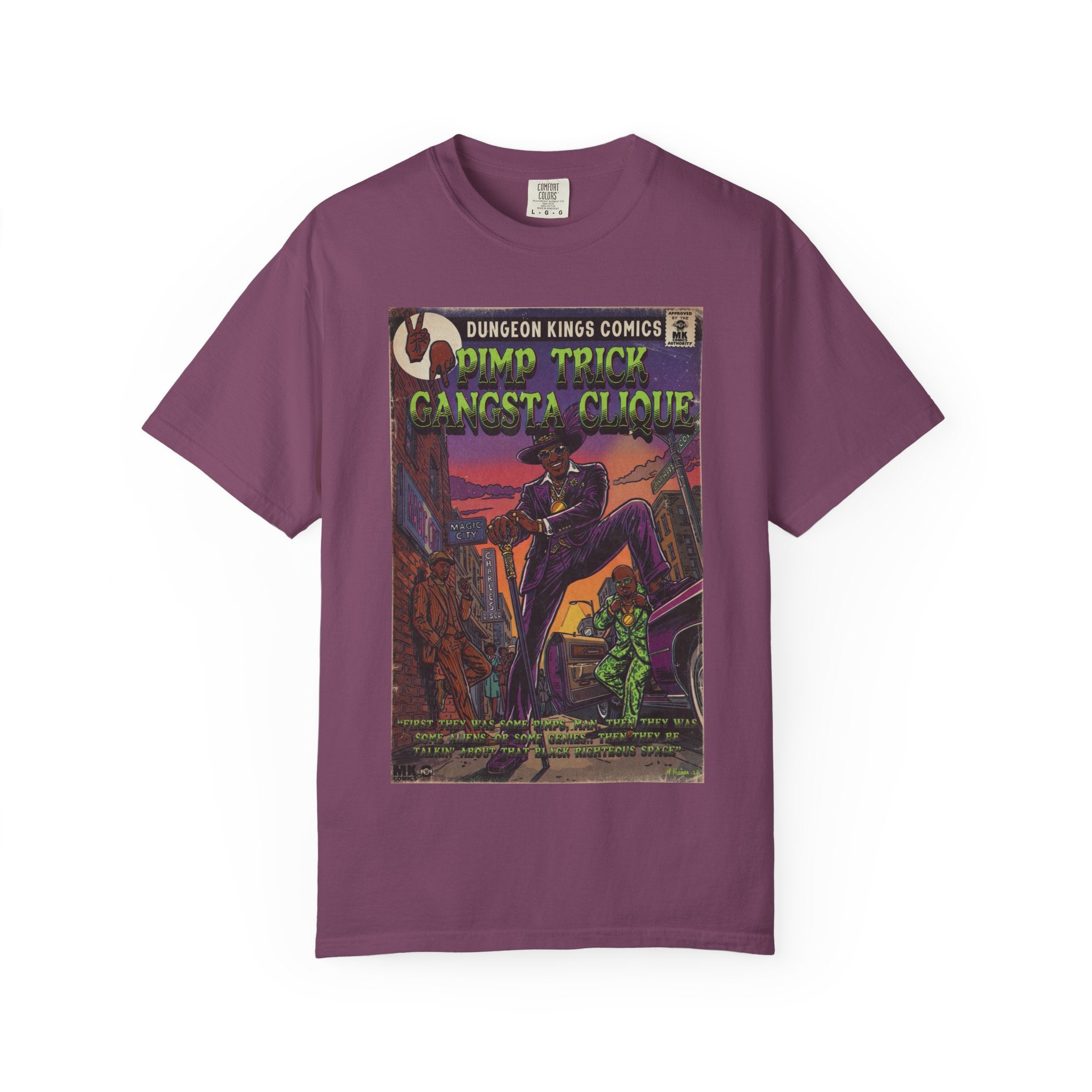 Pimp Trick Gangsta Clique - Unisex Comfort Colors T-shirt