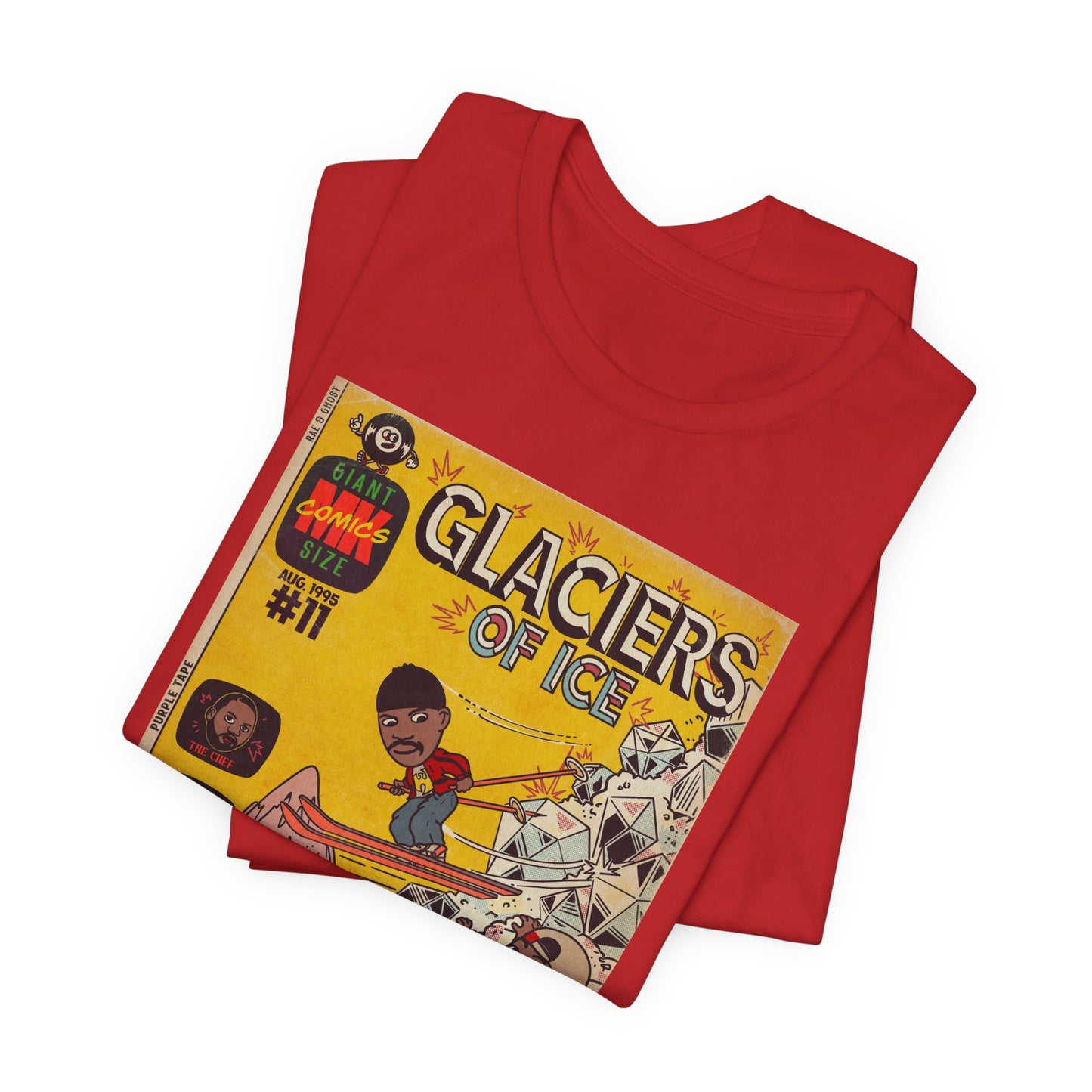 Rae, Ghost, Masta - Glaciers of Ice - Unisex Jersey Short Sleeve Tee