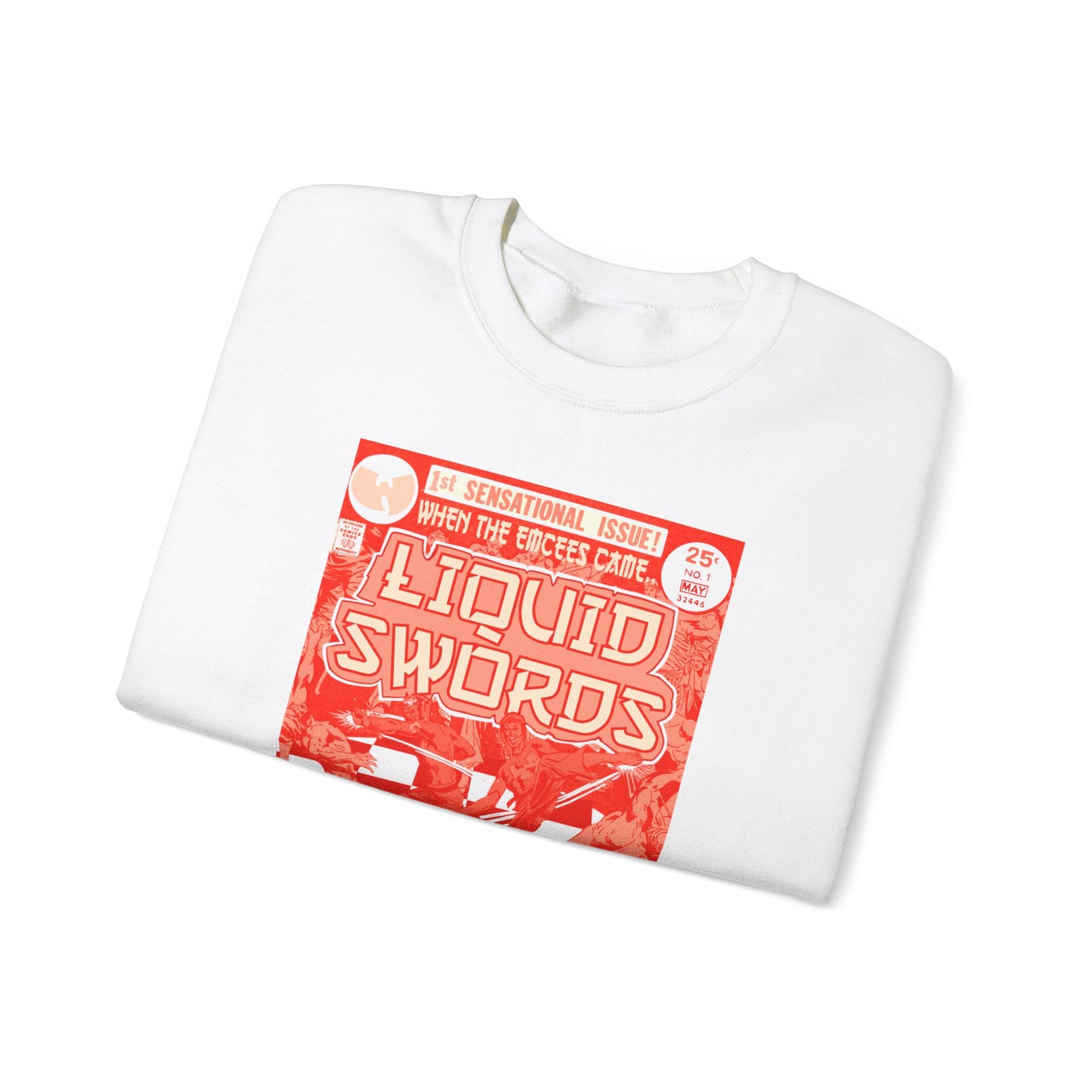 GZA - Liquid Swords - RED VARIANT - Unisex Heavy Blend™ Crewneck Sweatshirt