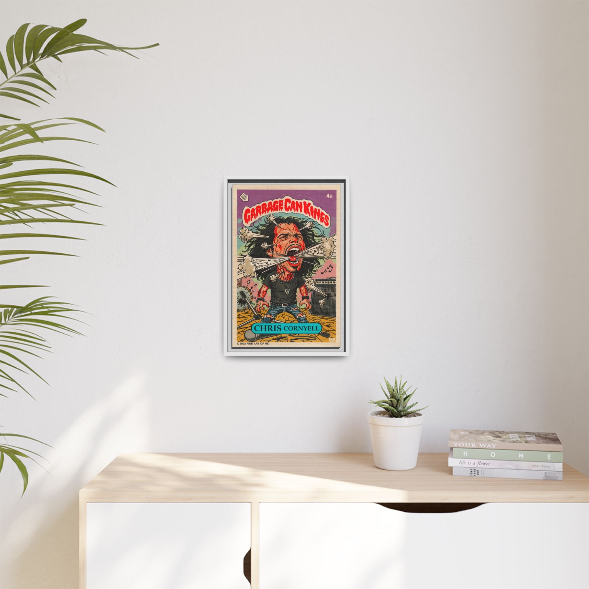 Chris Cornyell - Matte Canvas, Framed (Multi-color)