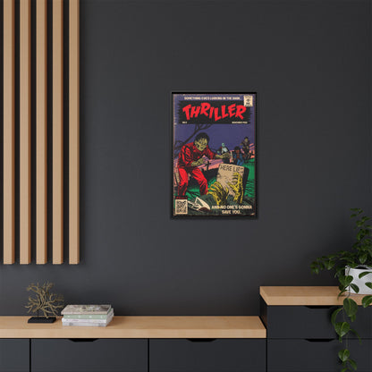 Michael Jackson- Thriller - Gallery Canvas Wraps, Vertical Frame