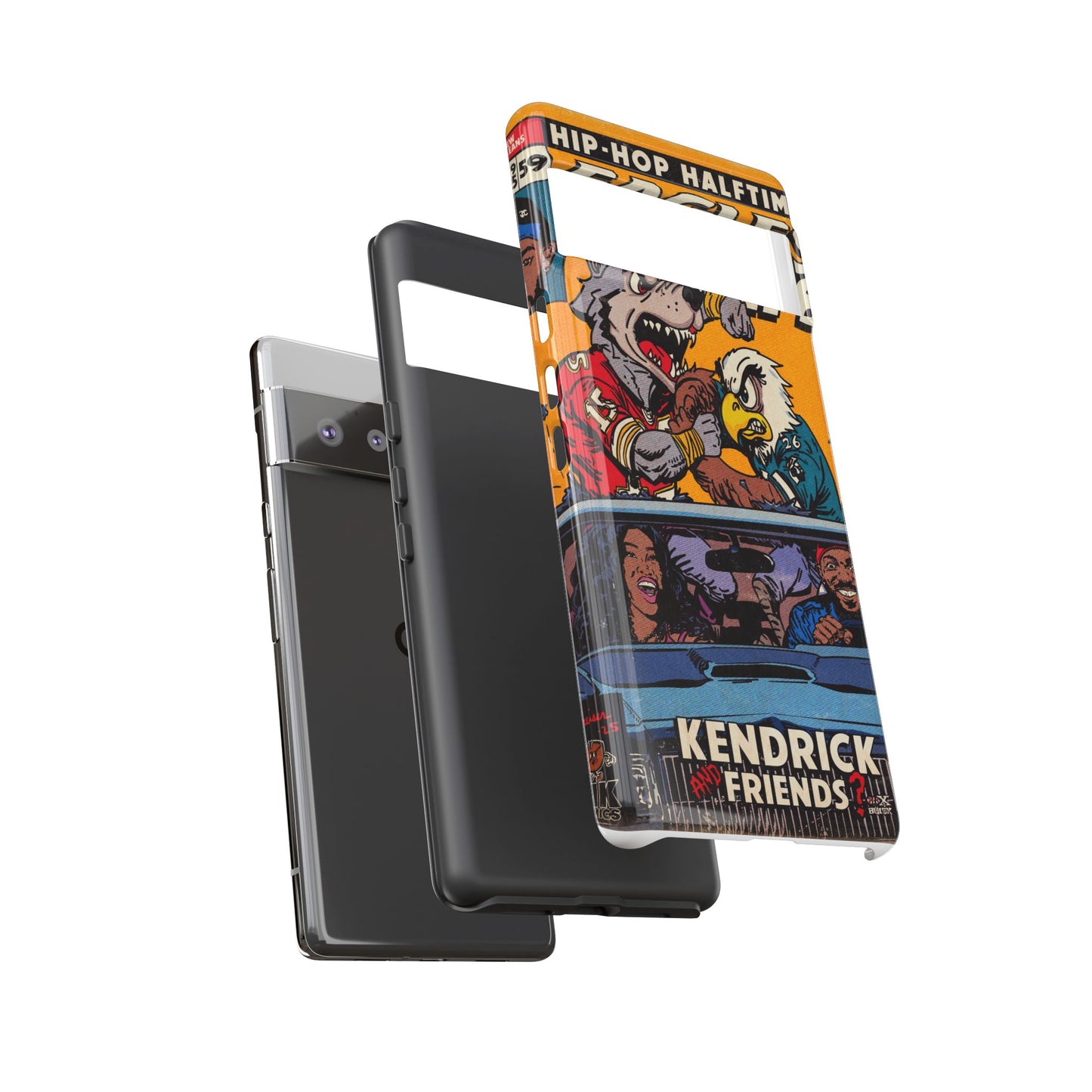 Kendrick & SZA - 2025 Halftime - Eagles vs Chiefs - Tough Phone Cases