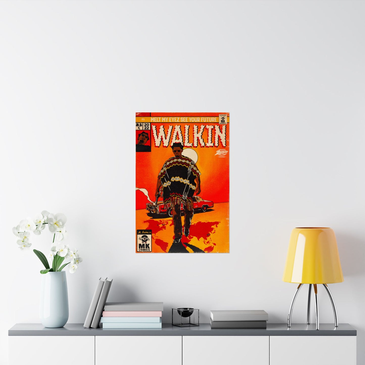 Walkin’ - Vertical Matte Posters