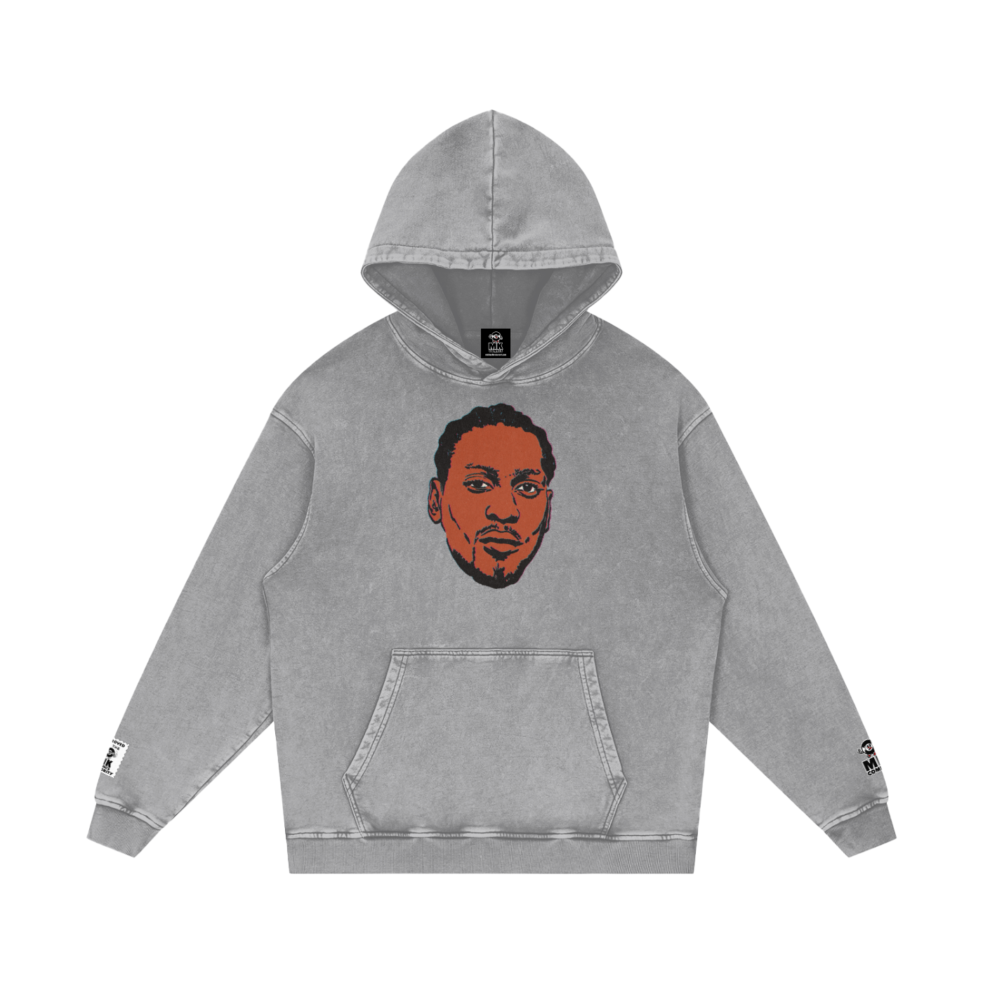 Brown Sugar - Snow Washed Loose Cotton Hoodie