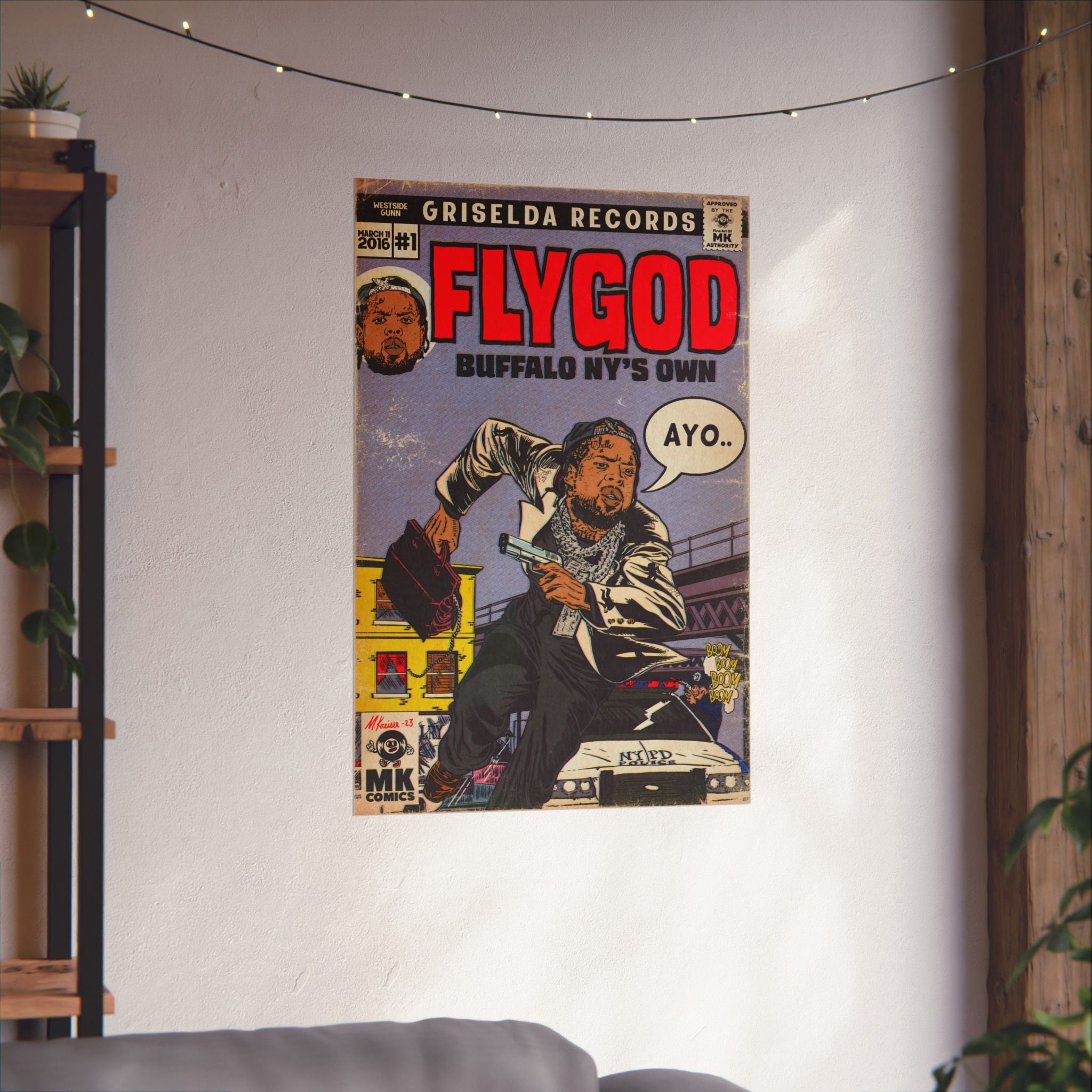 Flygod - Premium Matte Vertical Poster