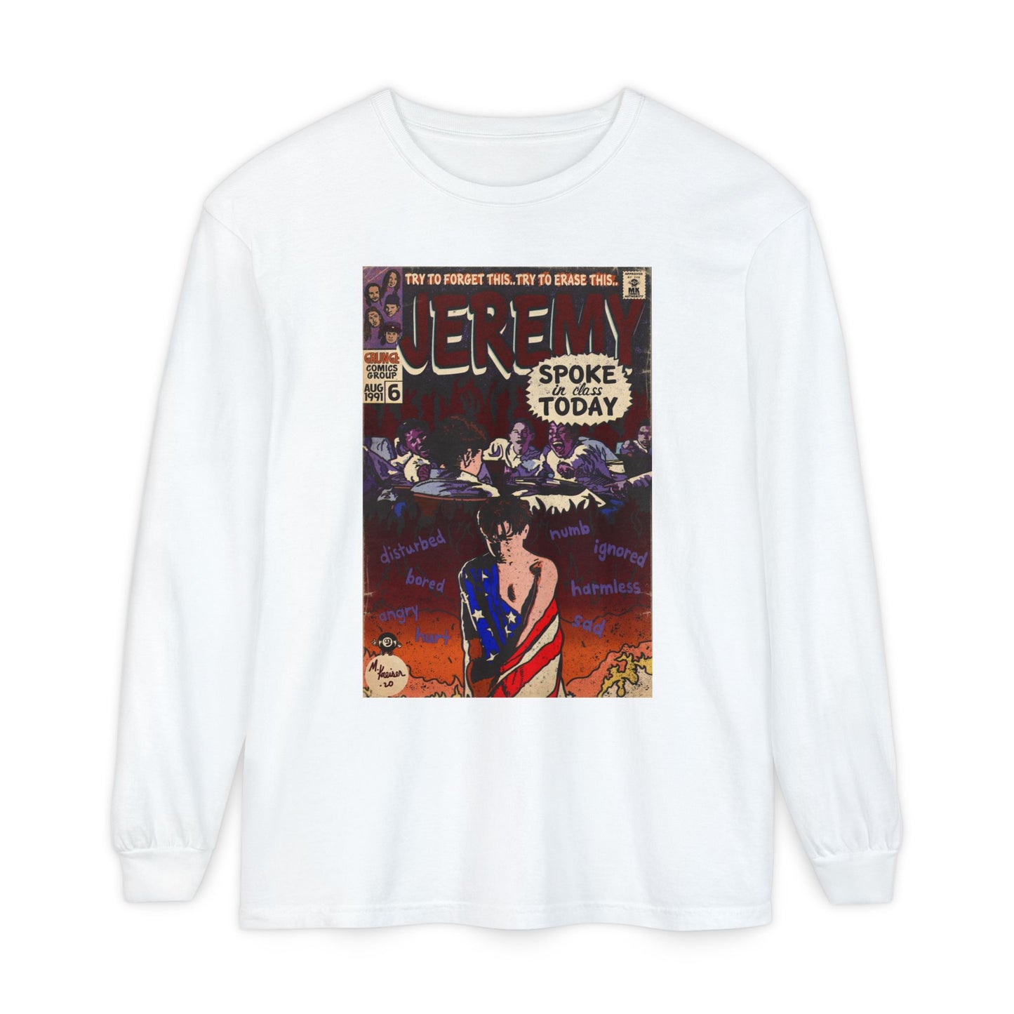 Jeremy - Unisex Comfort Colors Long Sleeve T-Shirt