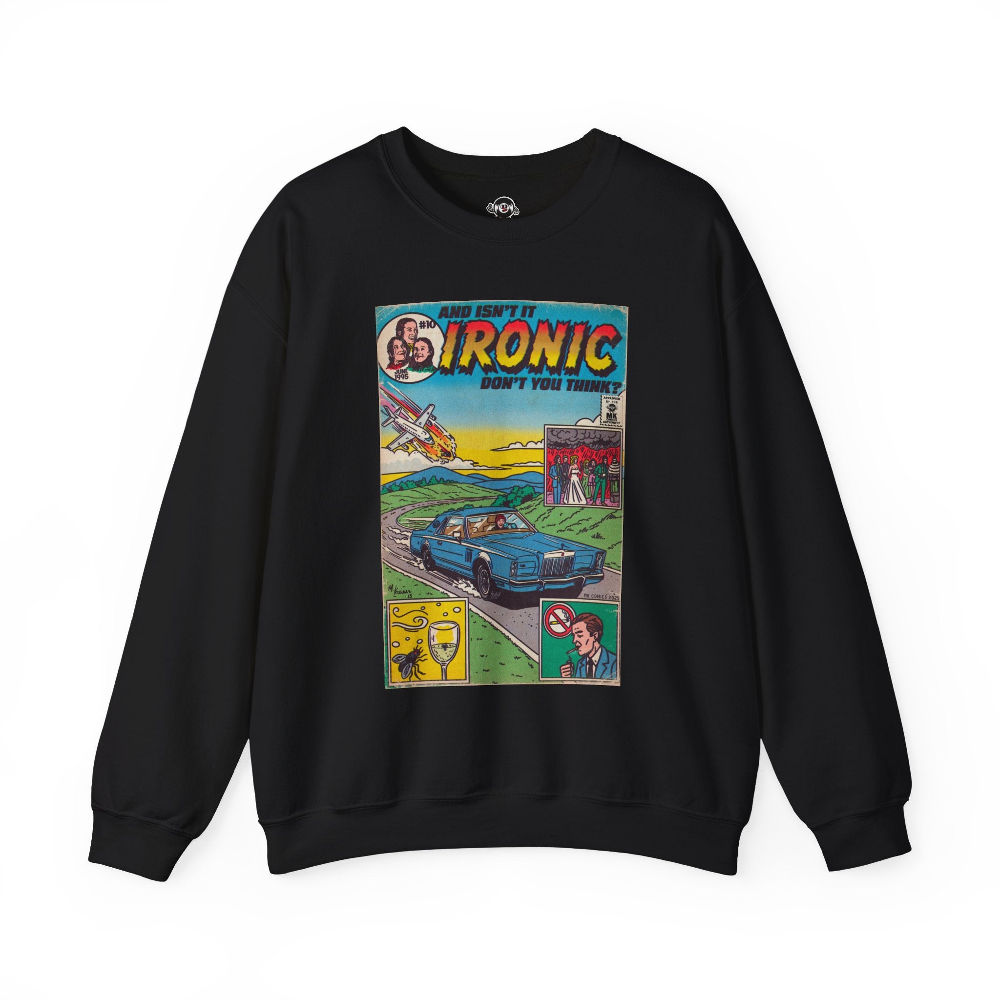 Ironic - Unisex Heavy Blend™ Crewneck Sweatshirt