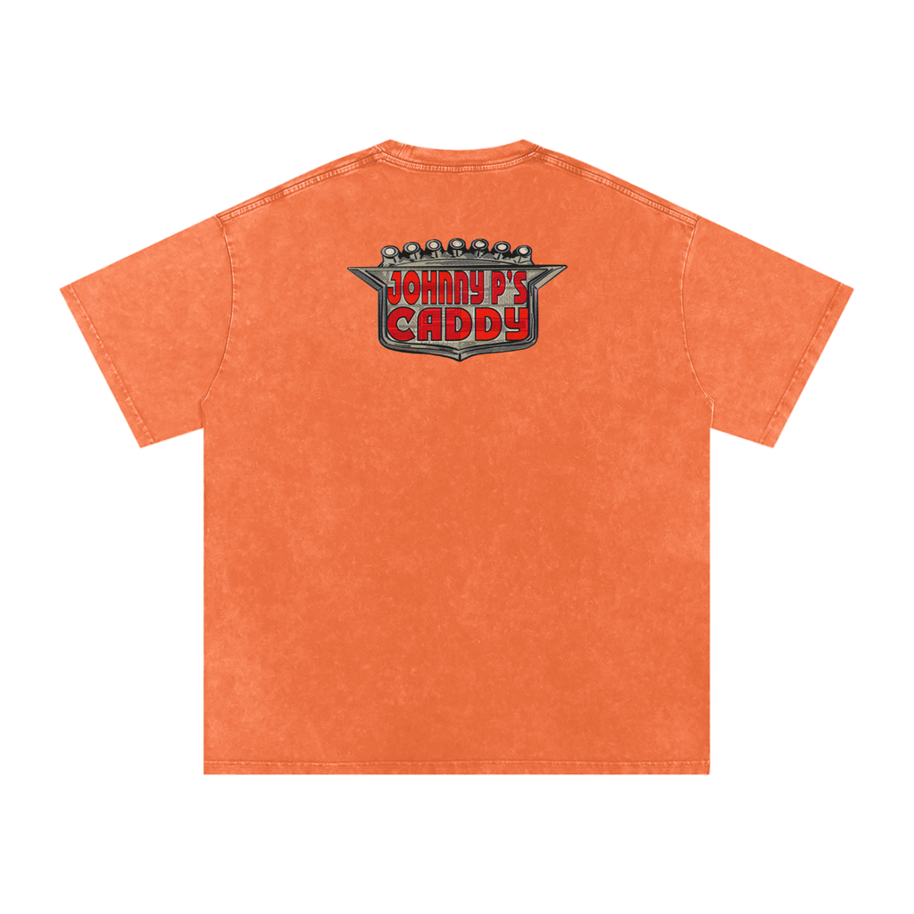 Johnny P's Caddy - Snow Washed Oversized Cotton T-Shirt