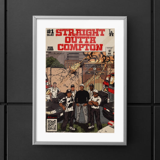 Straight Outta Compton - Vertical Matte Poster