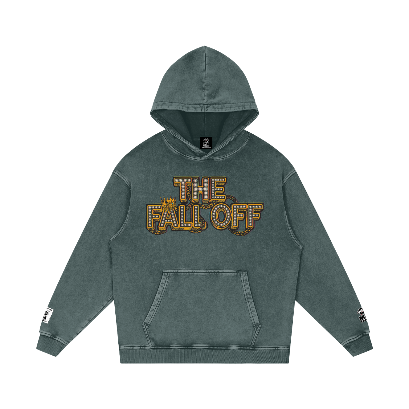 The Fall Off - Snow Washed Loose Cotton Hoodie