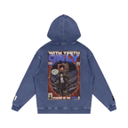 Only - Snow Washed Loose Cotton Hoodie