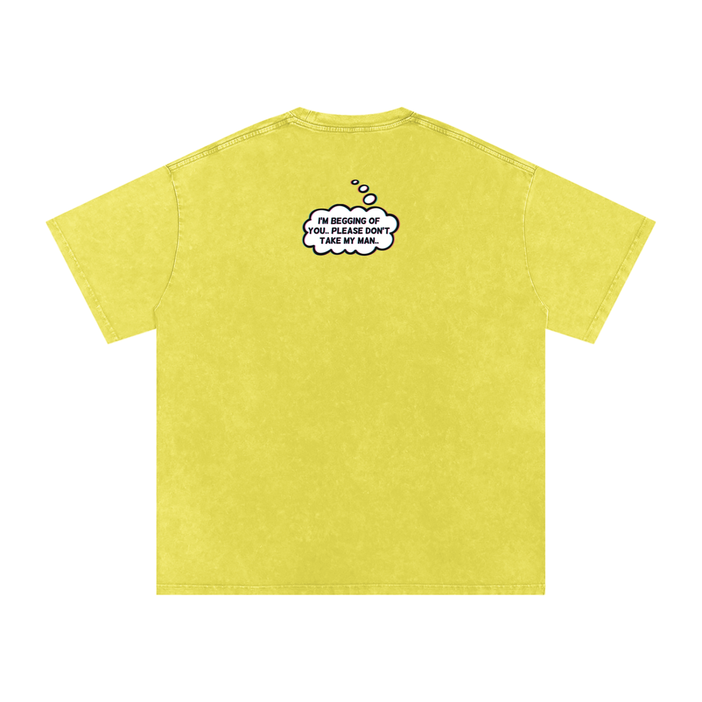 Jolene - Snow Washed Oversized Cotton T-Shirt