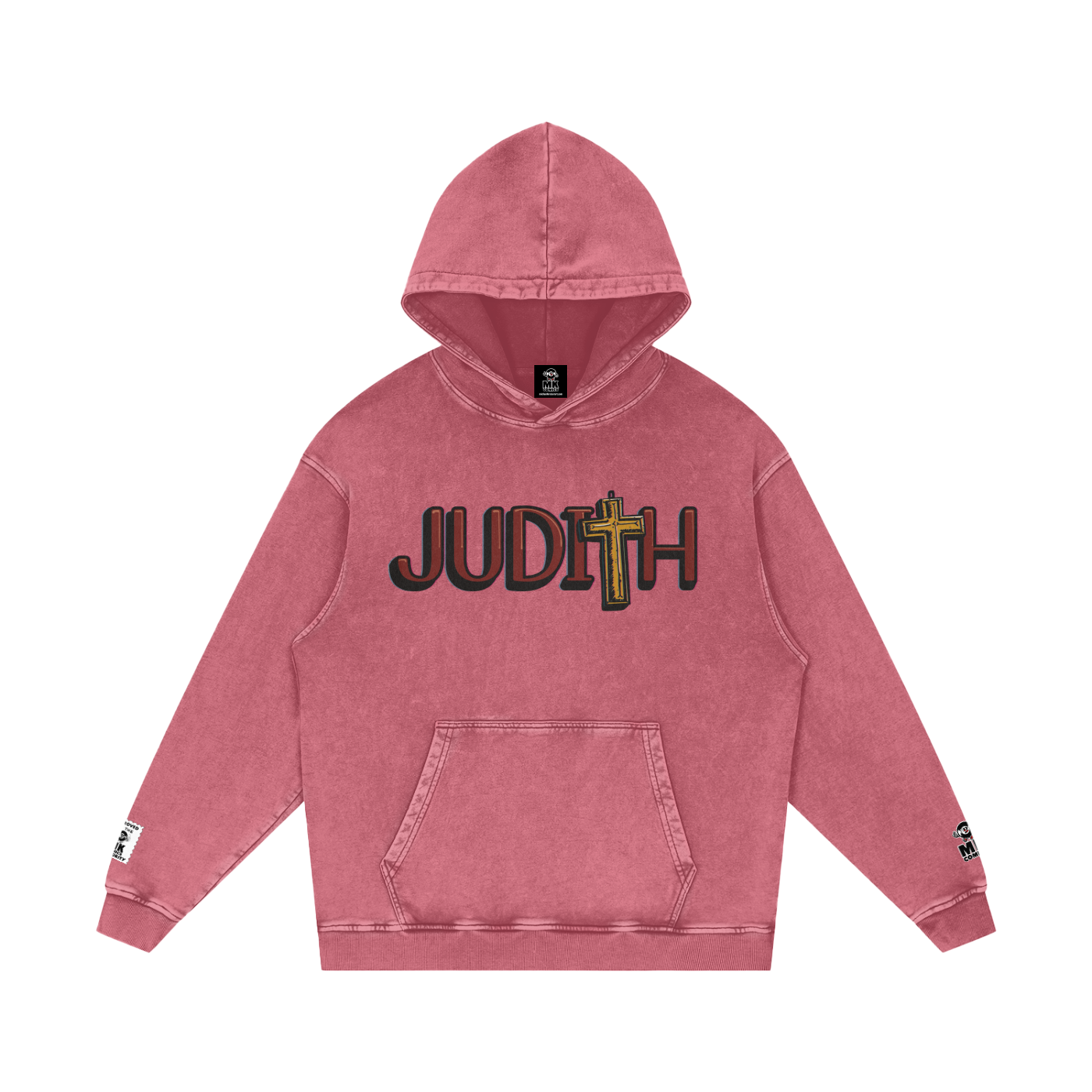 Judith - Snow Washed Loose Cotton Hoodie
