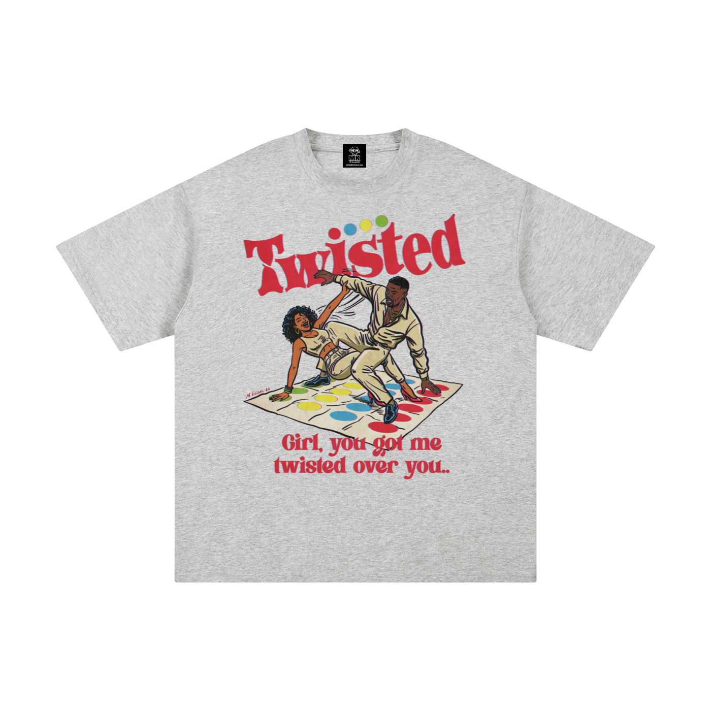 Twisted - Unisex Pure Cotton T-Shirt
