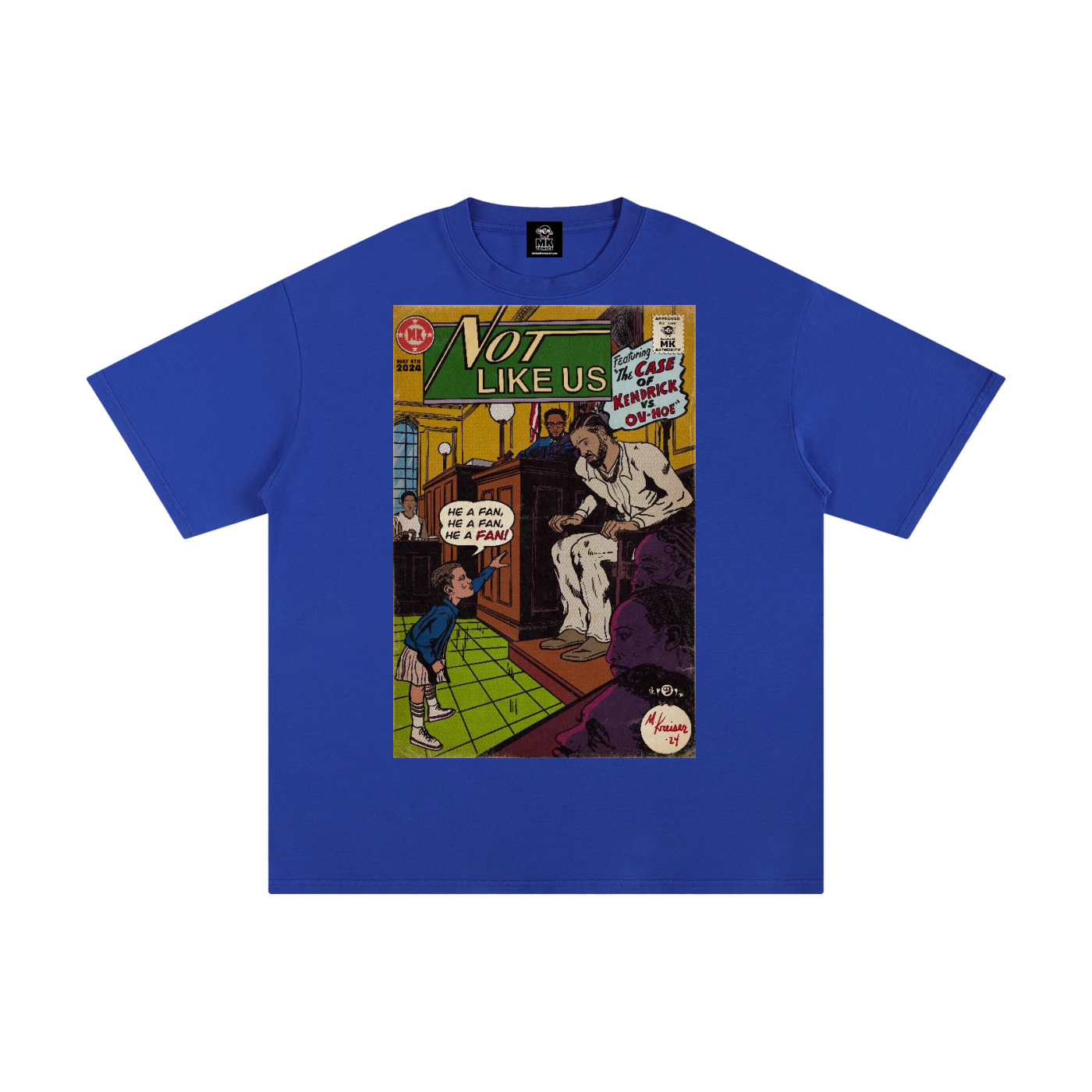 Not Like Us - MK Classics - Unisex Pure Cotton T-Shirt