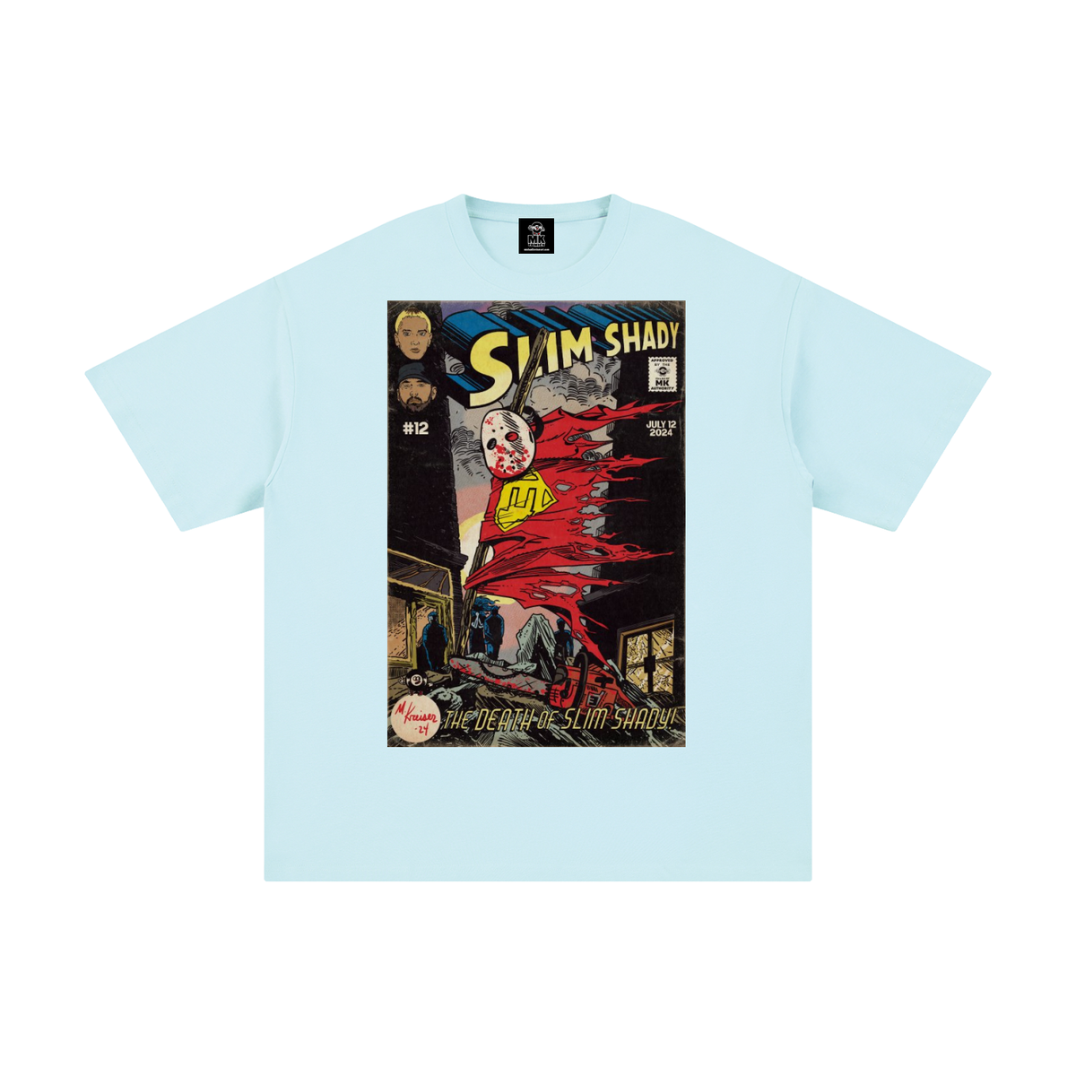 Death of Slim Shady - Unisex Pure Cotton T-Shirt