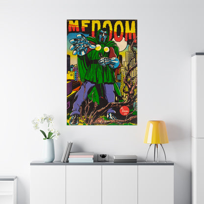 DOOM - Hip Hop Comics - Vertical Matte Poster