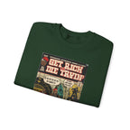 Get Rich Or Die Tryin - Comic Art - Unisex Heavy Blend™ Crewneck Sweatshirt