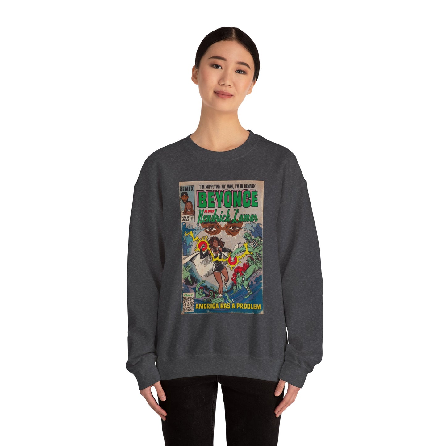 America Has a Problem - Unisex Heavy Blend™ Crewneck Sweatshirt