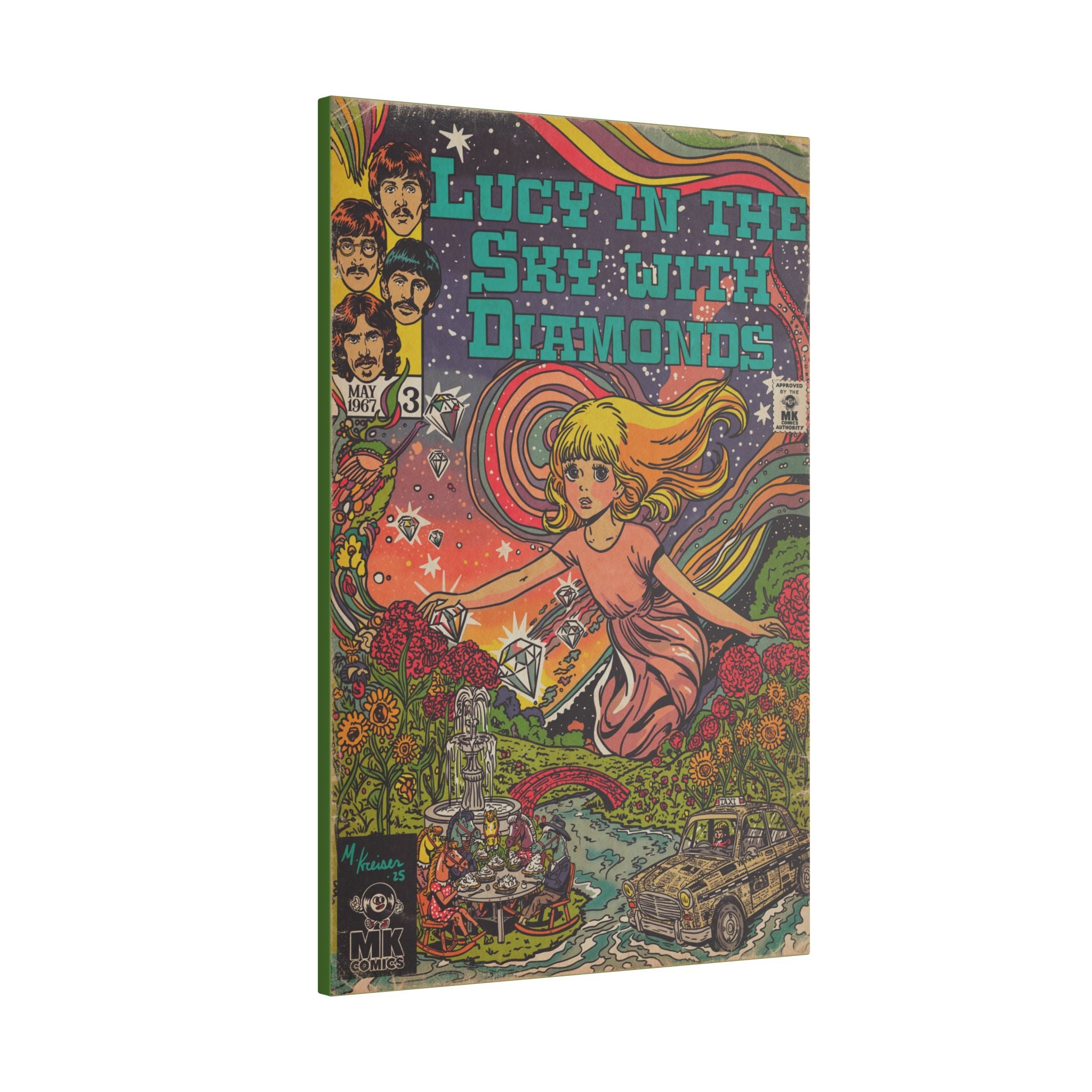 Lucy in the Sky with Diamonds - Matte Canvas, Stretched, 0.75" (Multi-Size)