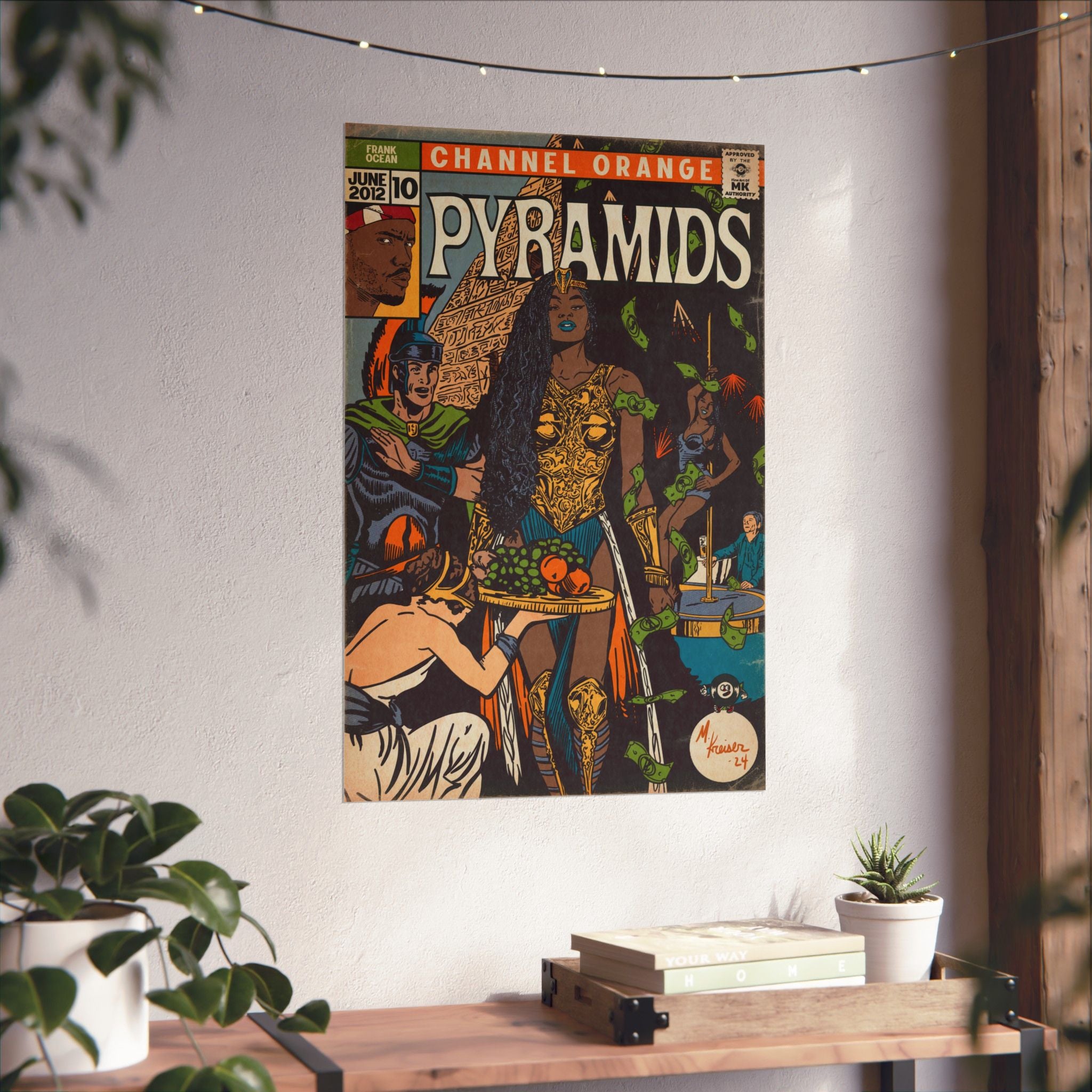 Pyramids - Matte Vertical Poster