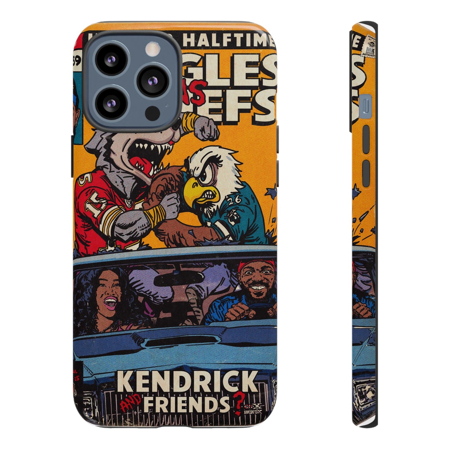 Kendrick & SZA - 2025 Halftime - Eagles vs Chiefs - Tough Phone Cases