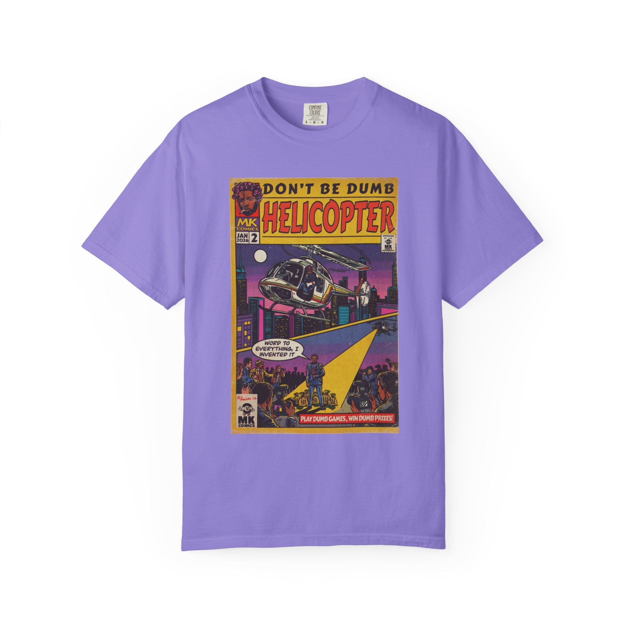 Helicopter - Unisex Comfort Colors T-shirt