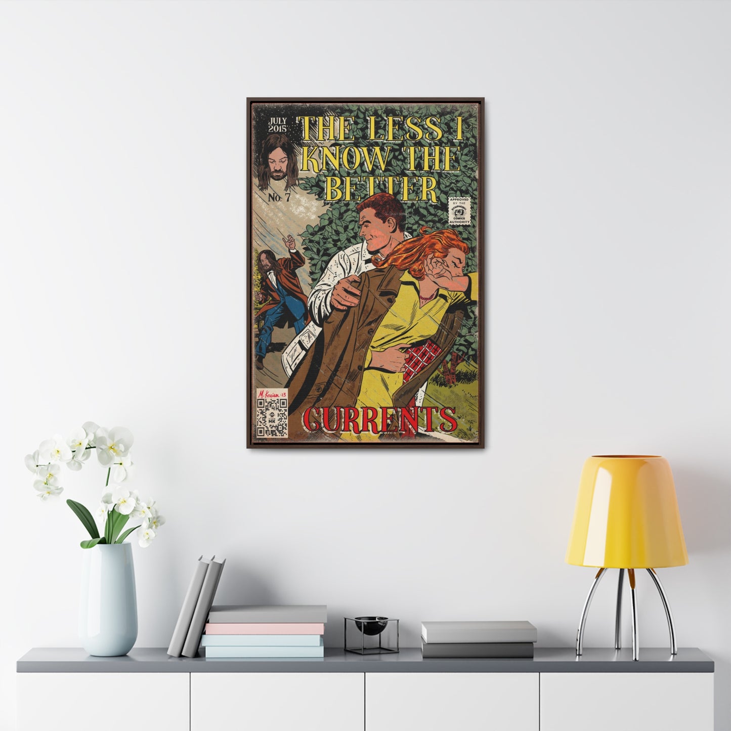 Tame Impala - The Less I Know The Better - Gallery Canvas Wraps, Vertical Frame