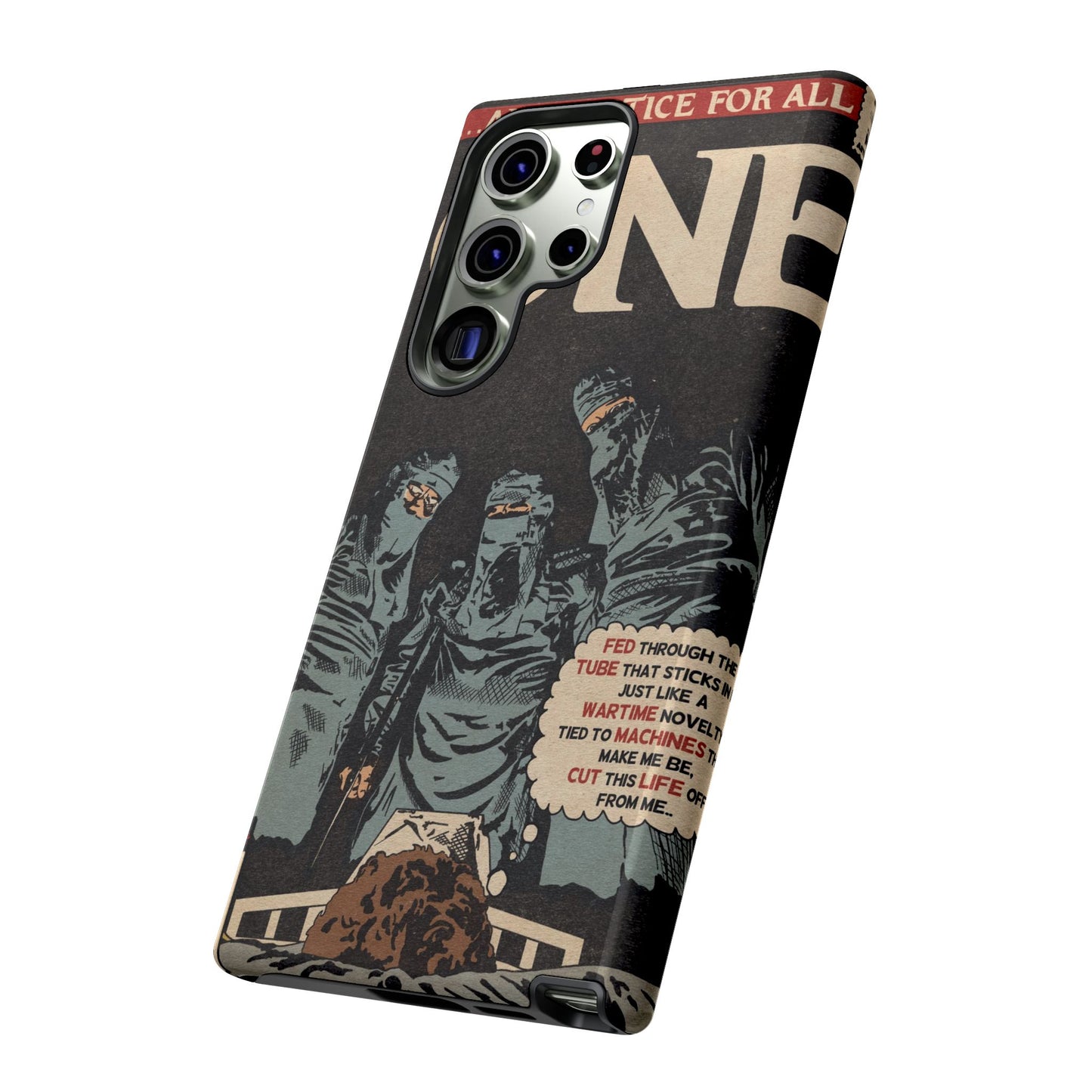 Metallica- One - Johnny Got His Gun Comic Book Art - Tough Phone Cases