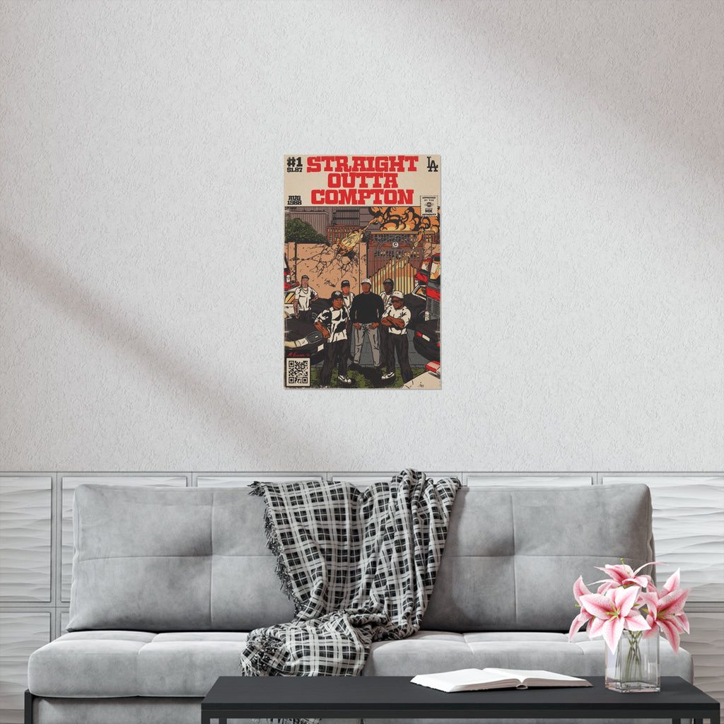 Straight Outta Compton - Vertical Matte Poster
