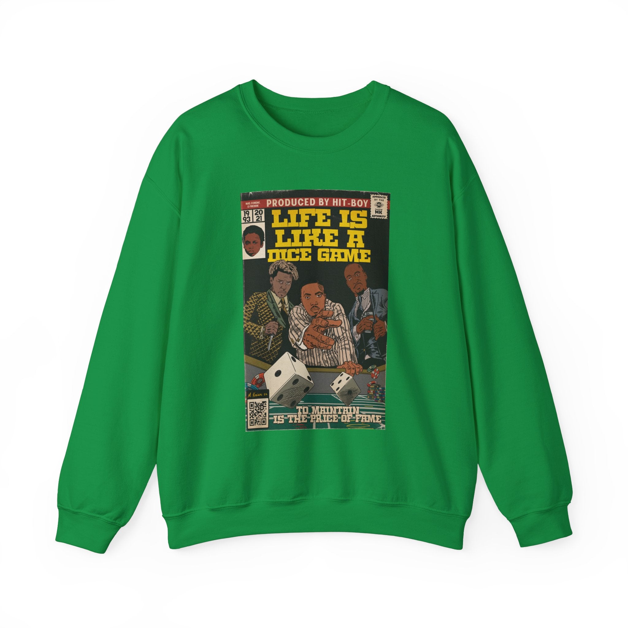 Life Is Like A Dice Game - Unisex Heavy Blend™ Crewneck Sweatshirt