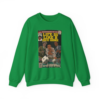 Nas, Cordae, & Freddie, Life Is Like A Dice Game - Unisex Heavy Blend™ Crewneck Sweatshirt