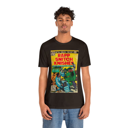 MF DOOM - Rap Snitch Knishes Comic Book Art - Unisex Jersey Short Sleeve Tee