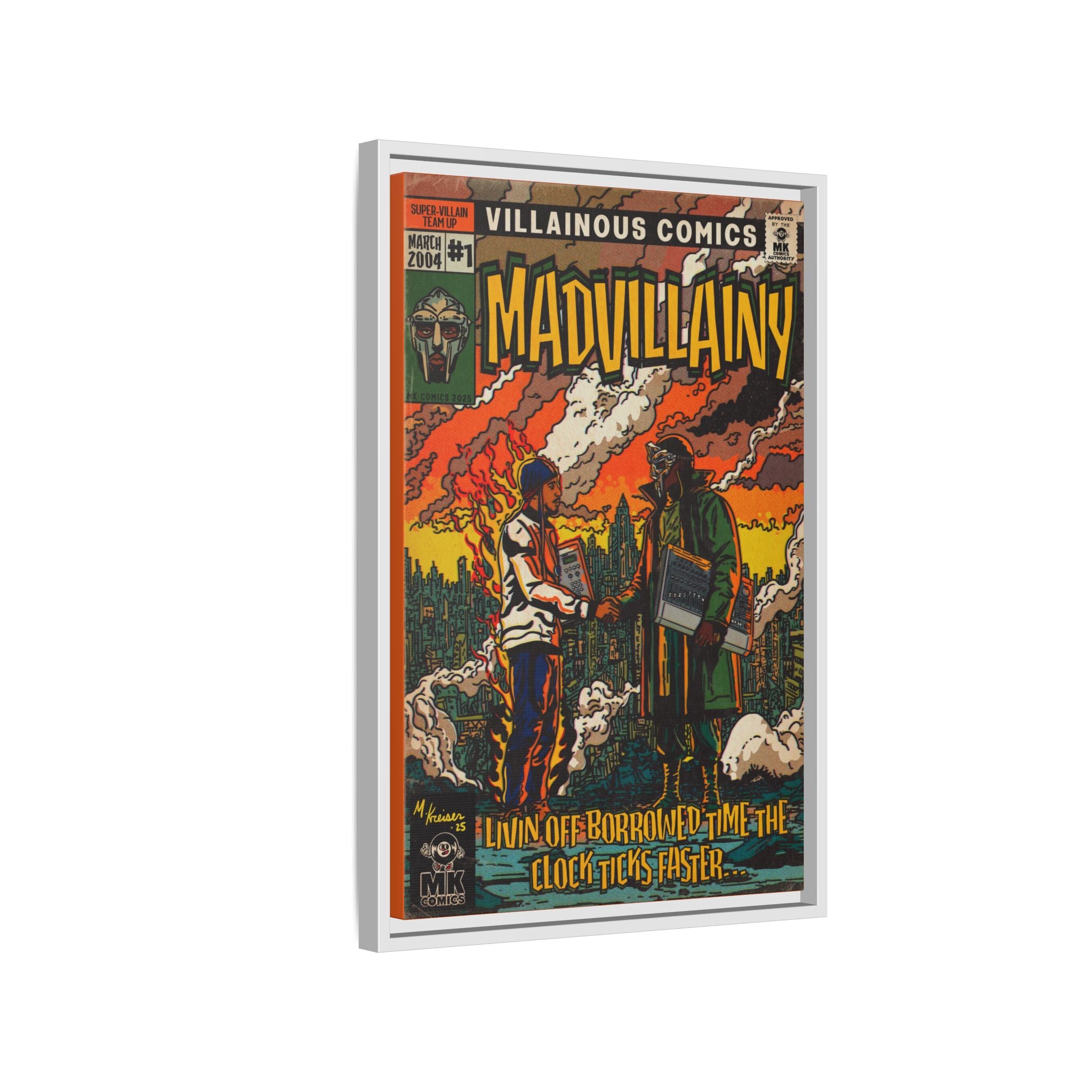 Madvillainy - Matte Canvas, Framed (Multi-color)