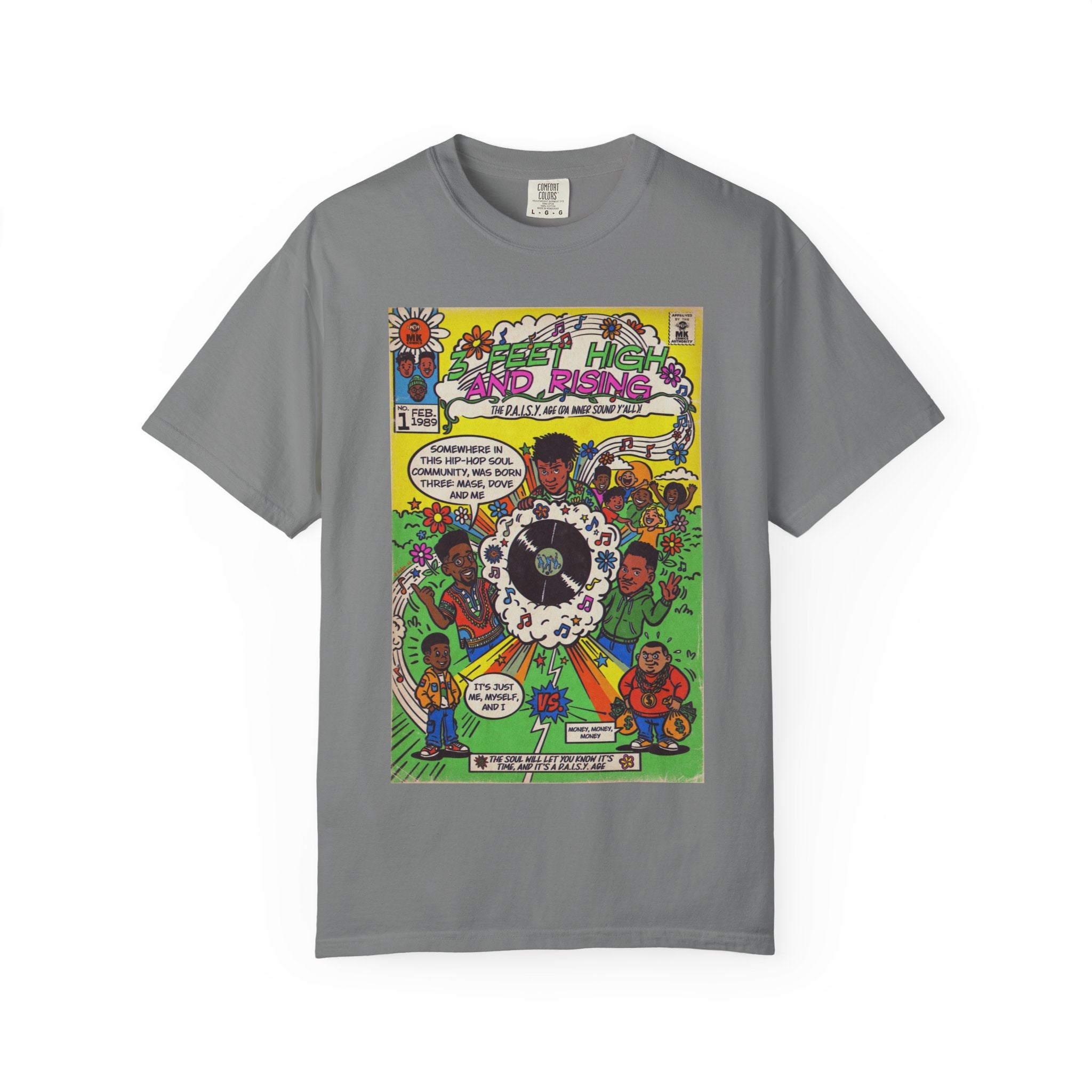 3 Feet High & Rising - Unisex Comfort Colors T-shirt