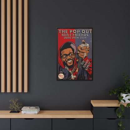 Kendrick Lamar - The Pop Out  - Gallery Canvas Wraps, Vertical Frame