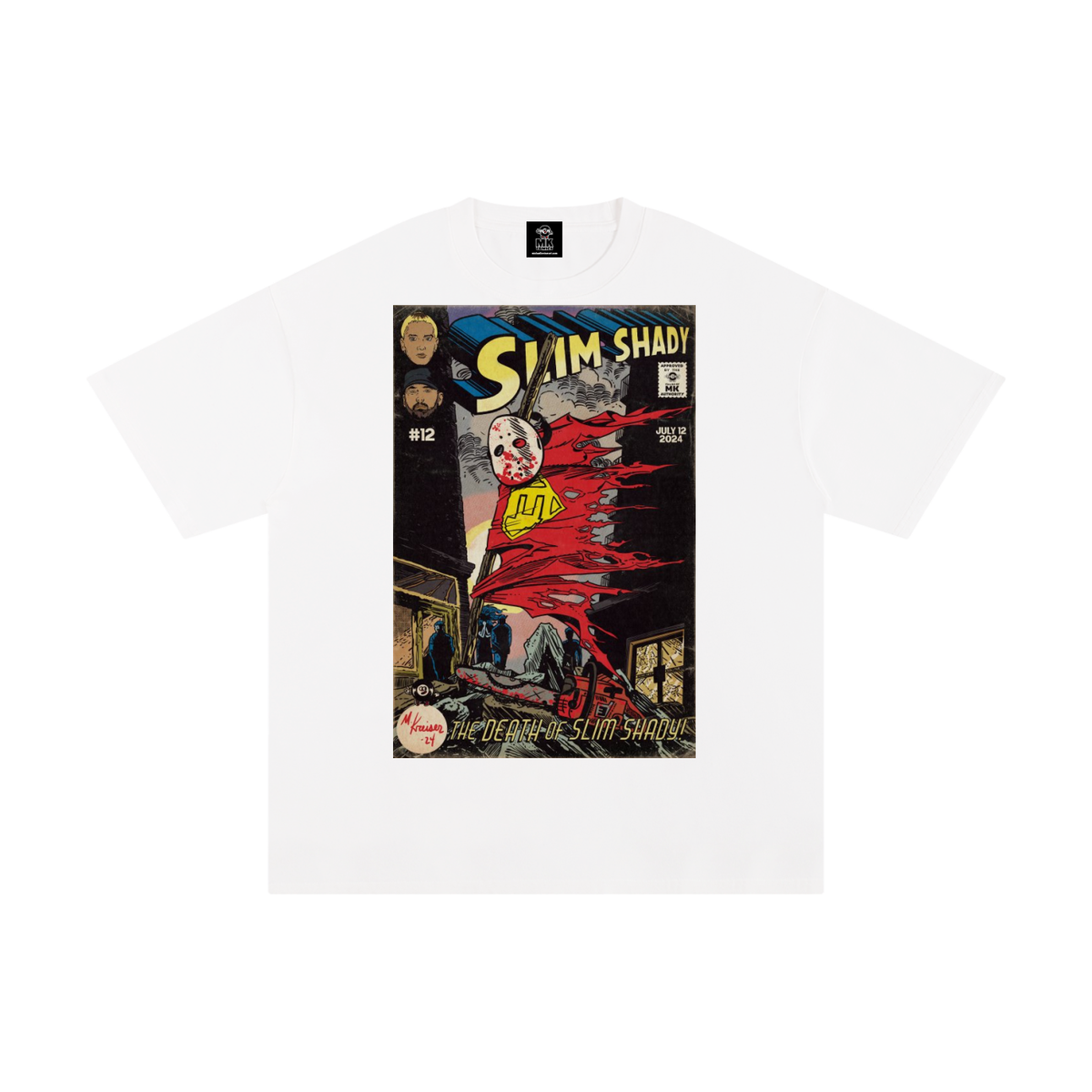 Death of Slim Shady - Unisex Pure Cotton T-Shirt