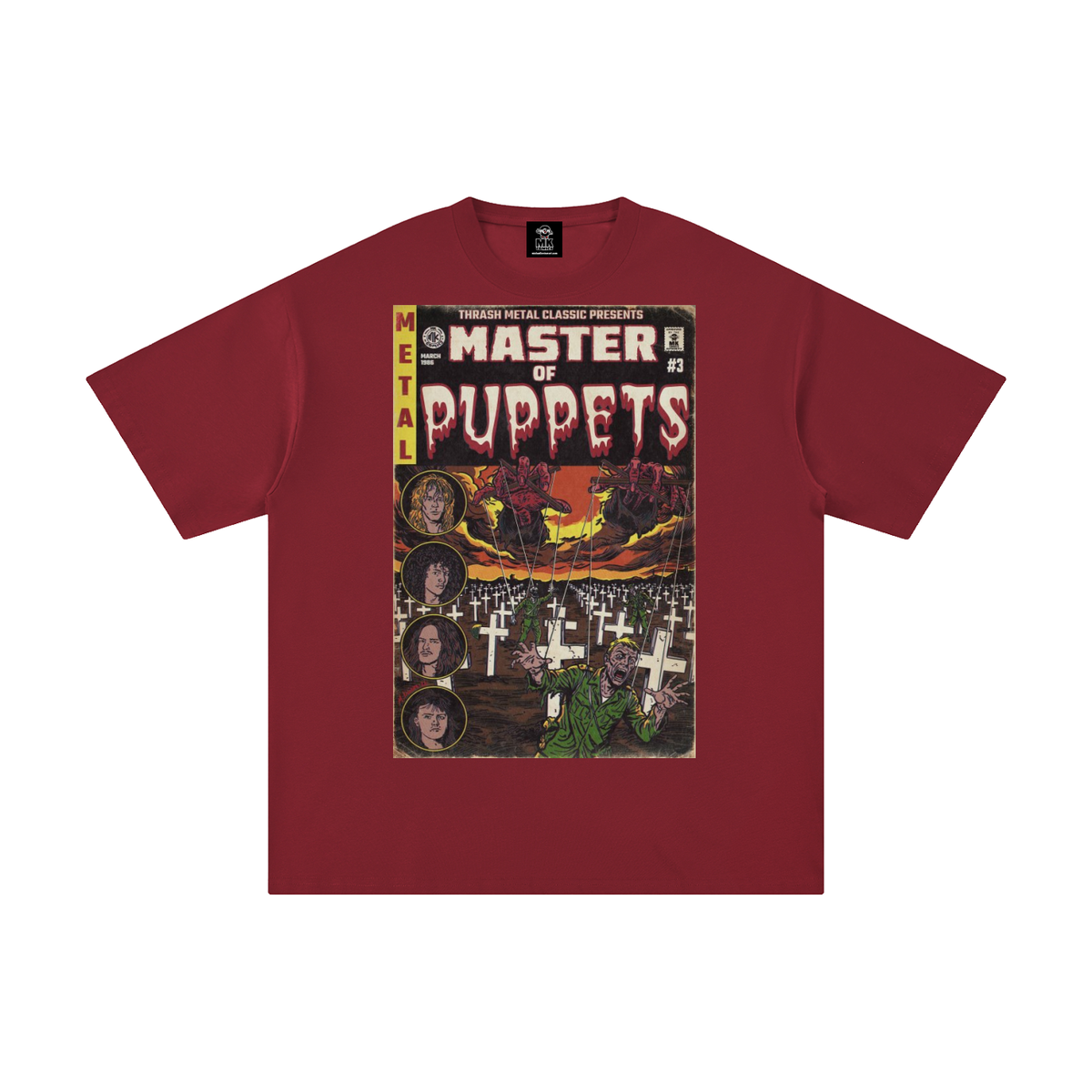 Master of Puppets - Unisex Pure Cotton T-Shirt