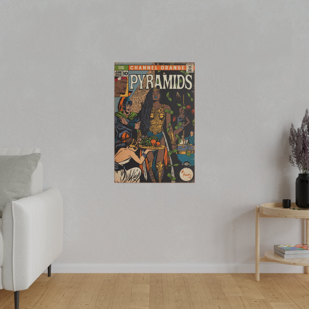 Pyramids - Matte Canvas, Stretched, 0.75"