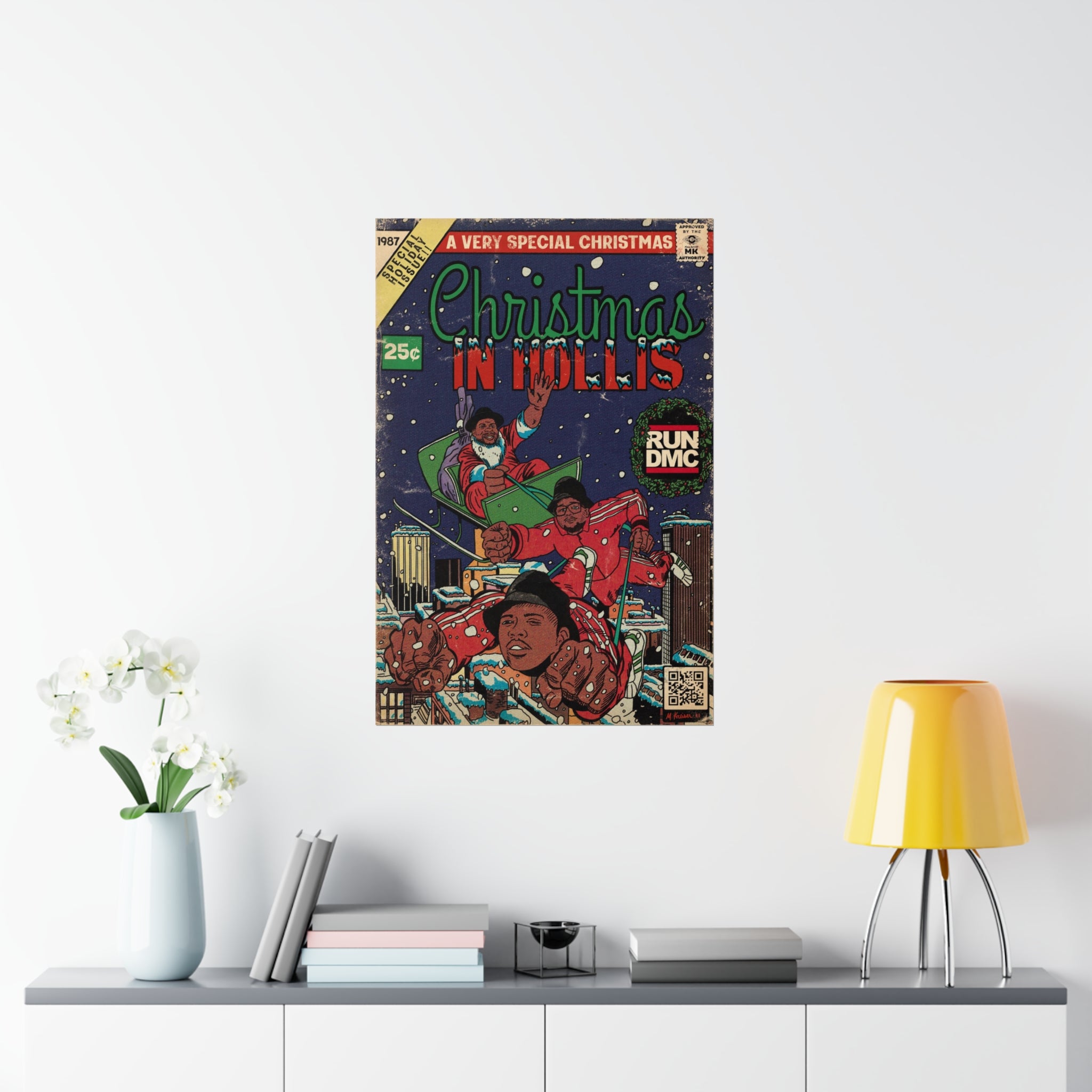 Christmas In Hollis- Vertical Matte Poster