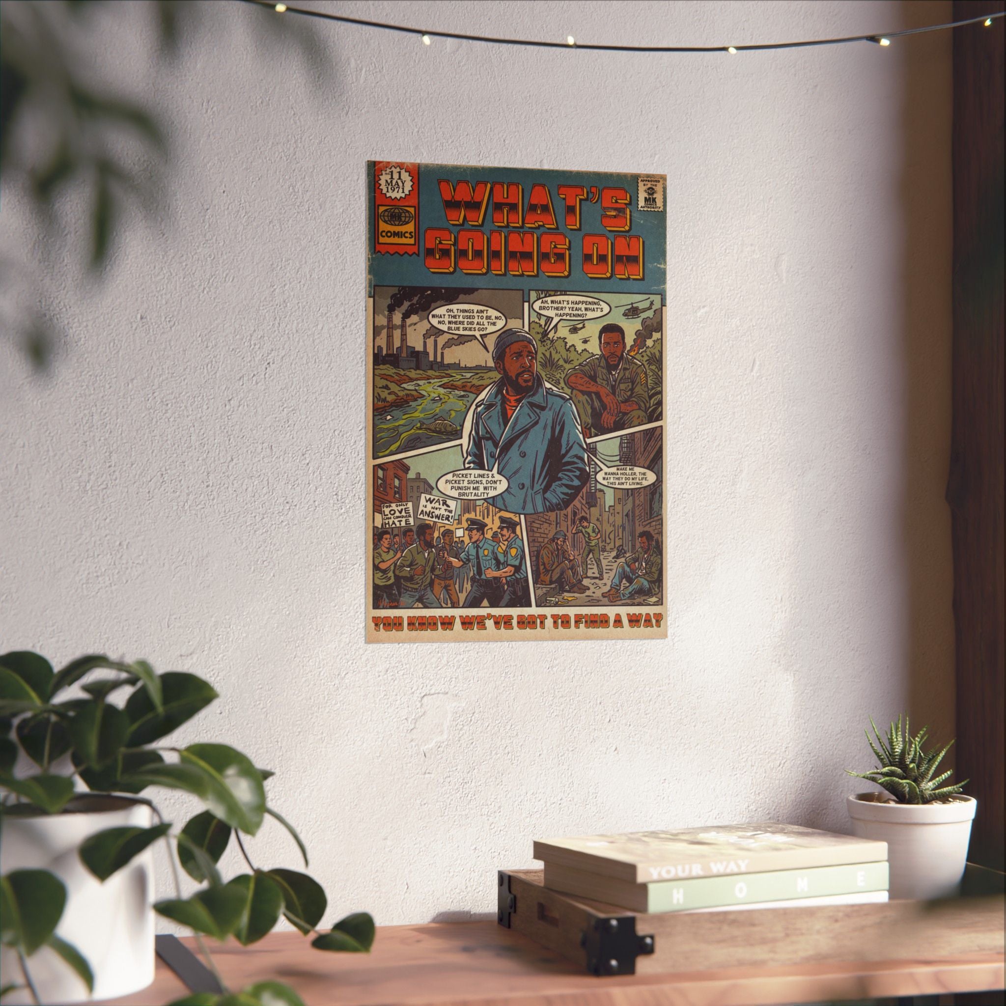 What's Going On - Matte Vertical Posters