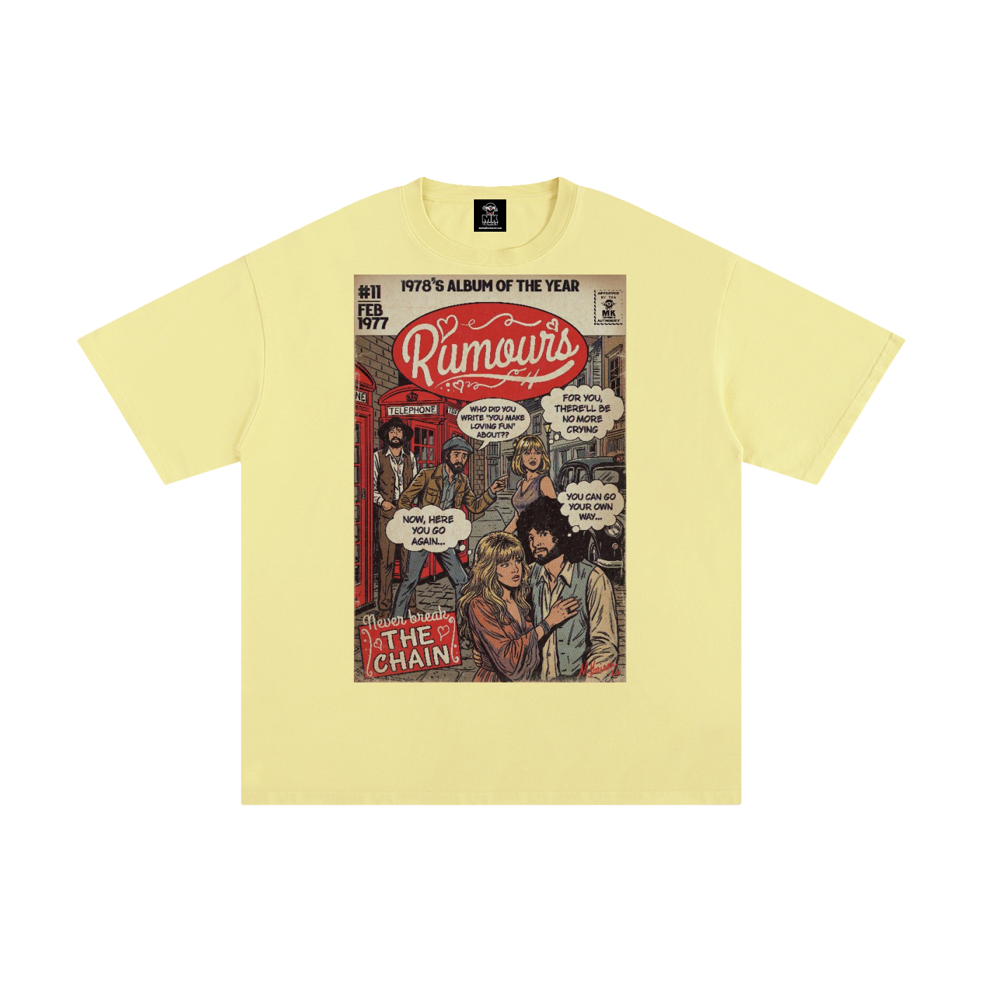 Rumours - Unisex Pure Cotton T-Shirt